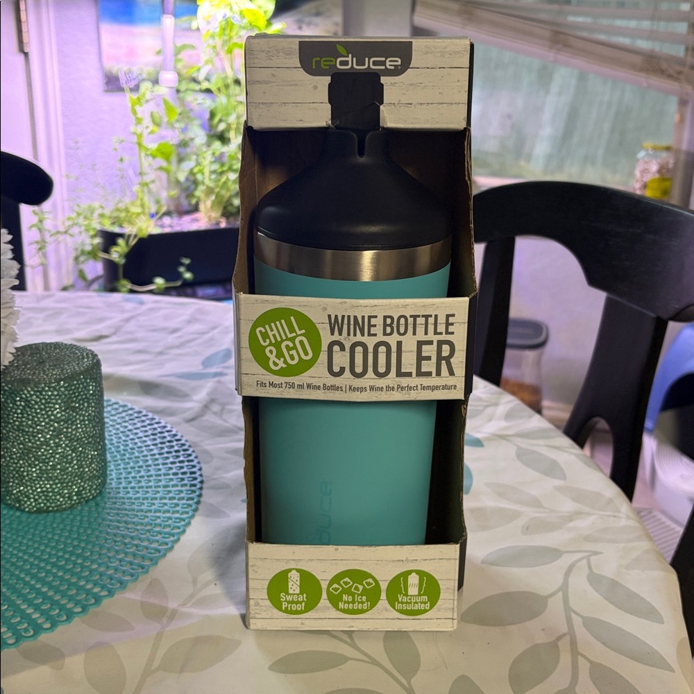 Wine Bottle Cooler - Blue